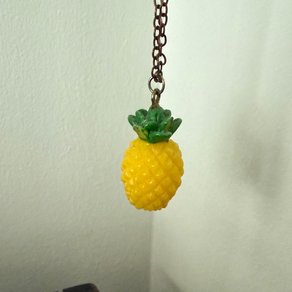 Pineapple Pendant Necklace for Kids